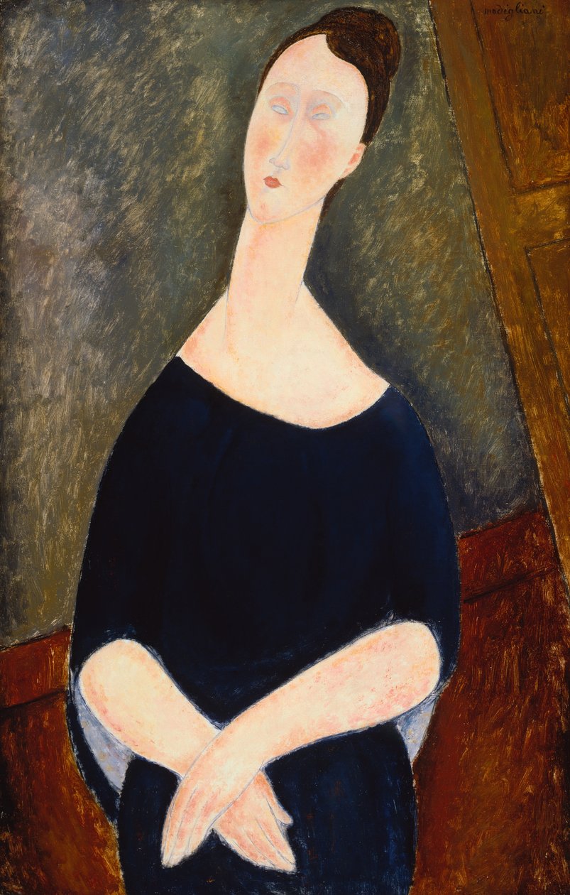 Portrét Lumie, kolem roku 1918 (olej na plátně) od Amedeo Modigliani