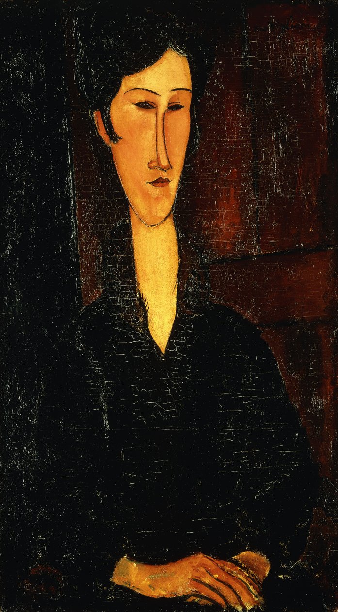 Portrét Madam Zborowské; Ritratto di Mne Zborowska, 1917 od Amedeo Modigliani