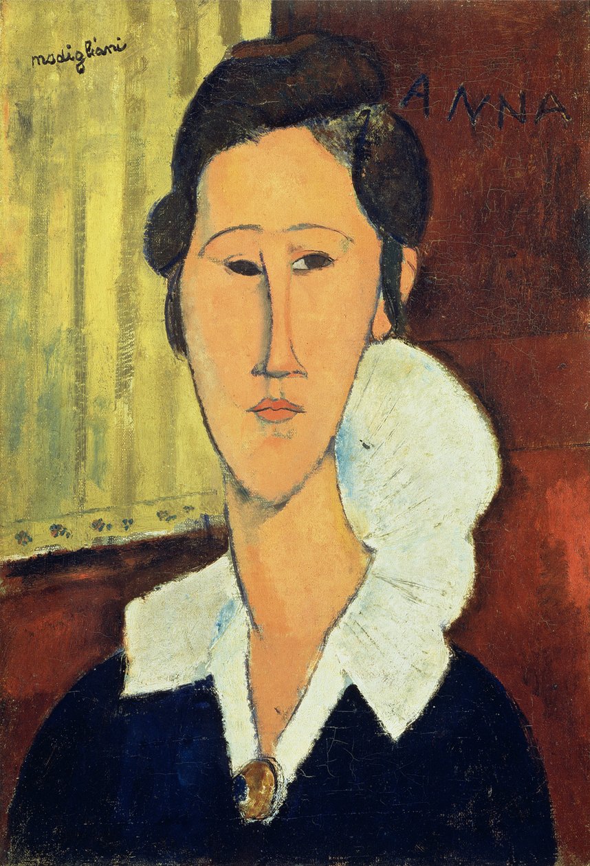 Portrét paní Hanky Zborowské, 1917 od Amedeo Modigliani