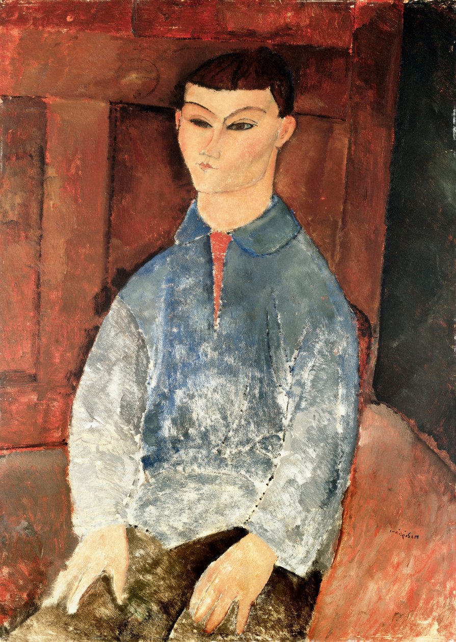 Portrét Moise Kislinga Seduta od Amedeo Modigliani