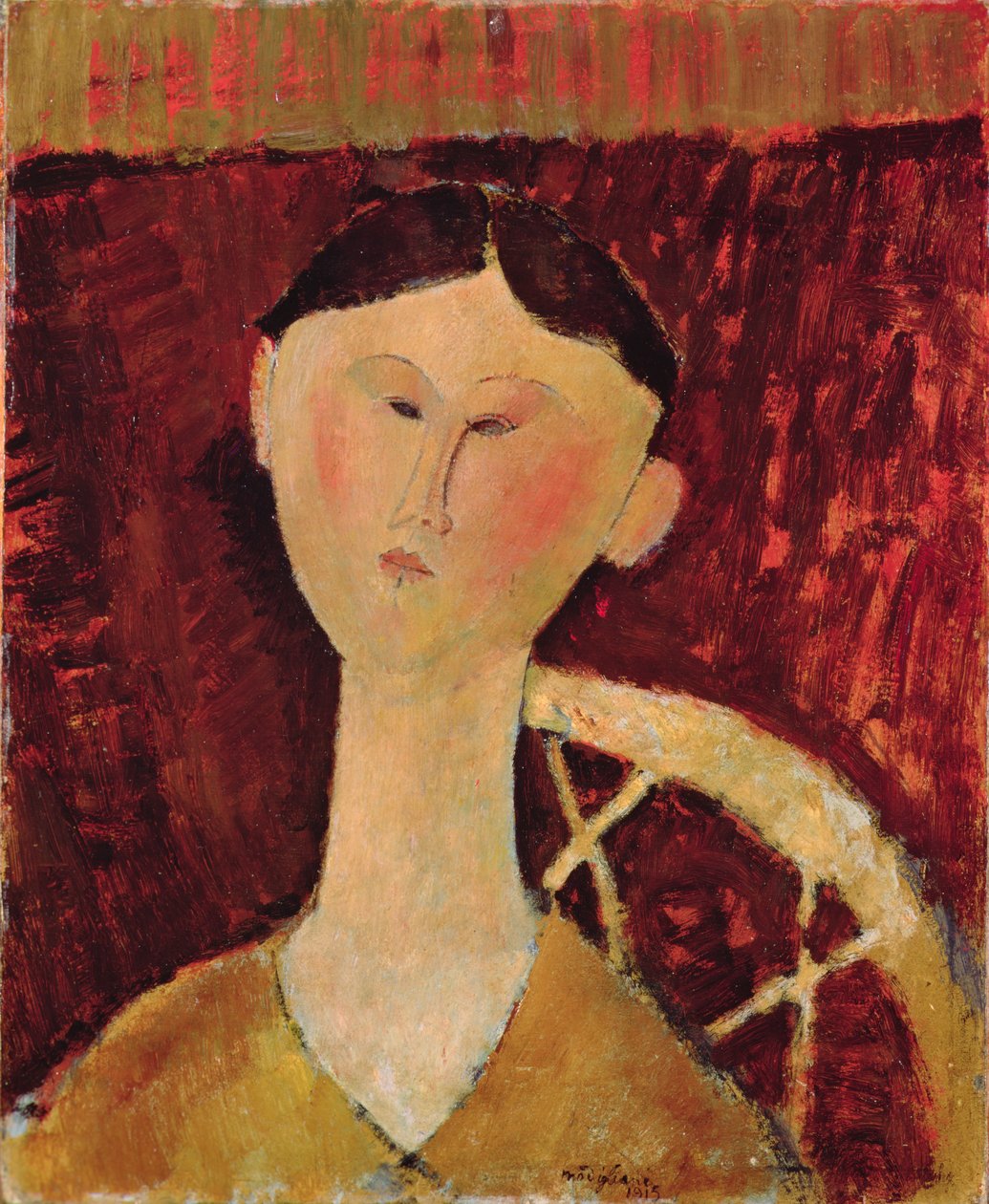 Portrét paní Hastingsové, 1915 (olej na kartonu) od Amedeo Modigliani