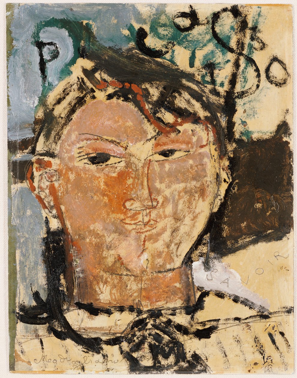 Portrét Picassa, 1915 od Amedeo Modigliani
