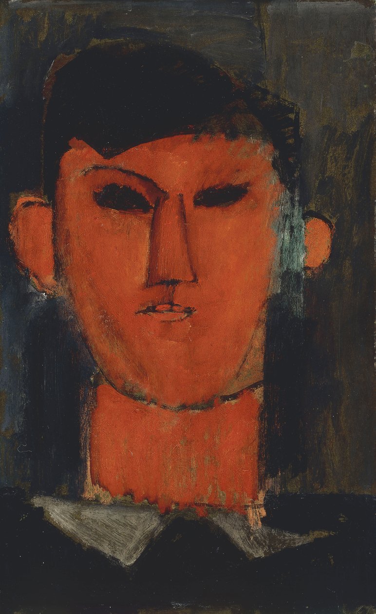 Portrét Picassa; Portrét Picassa, 1915 od Amedeo Modigliani