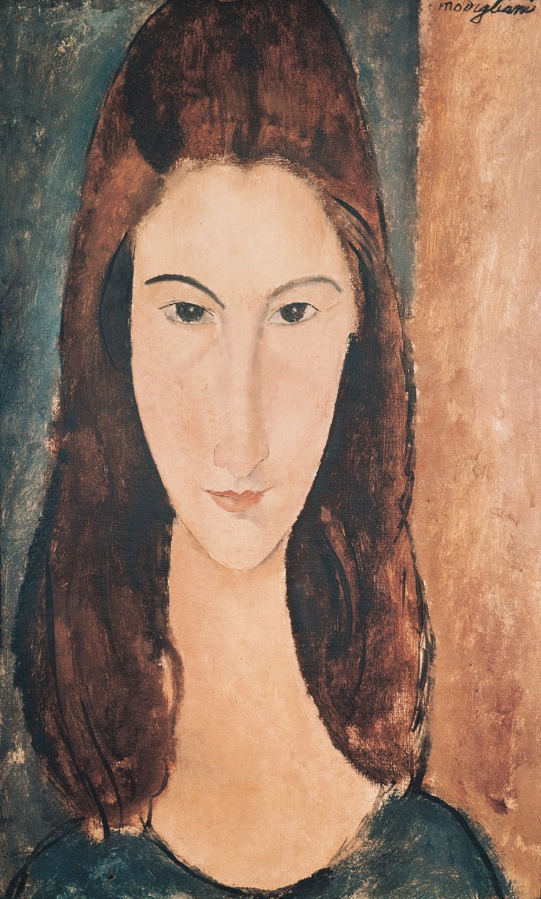 Portrét mladé dívky (olej na plátně) od Amedeo Modigliani