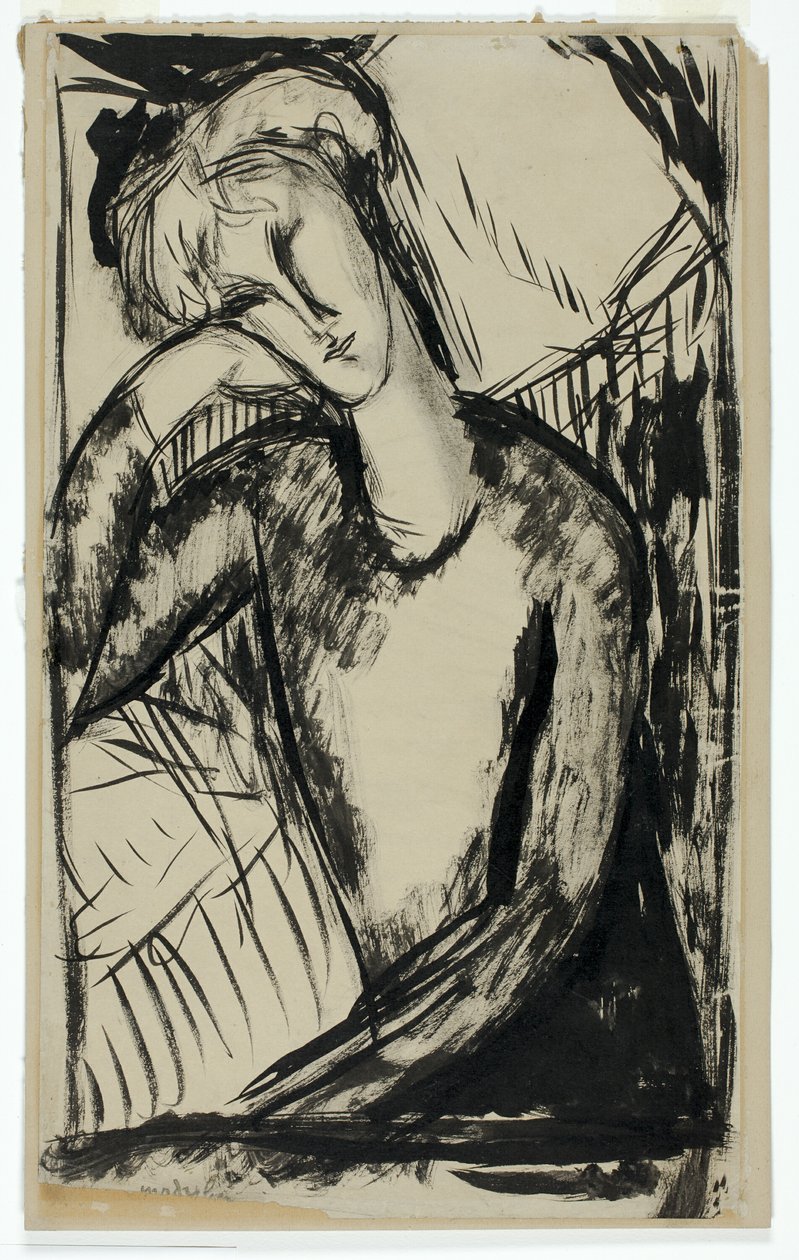 Portrét mladé ženy od Amedeo Modigliani