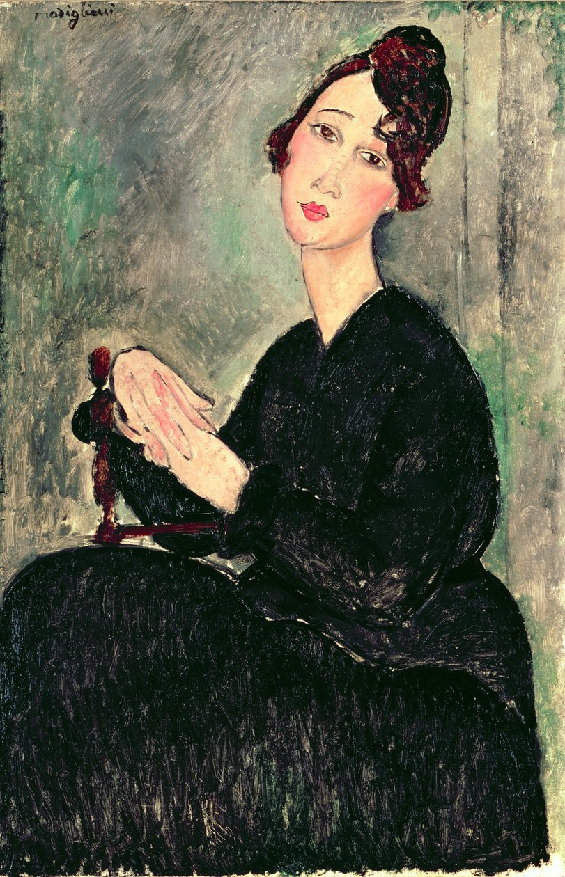 Portrét mladé ženy od Amedeo Modigliani