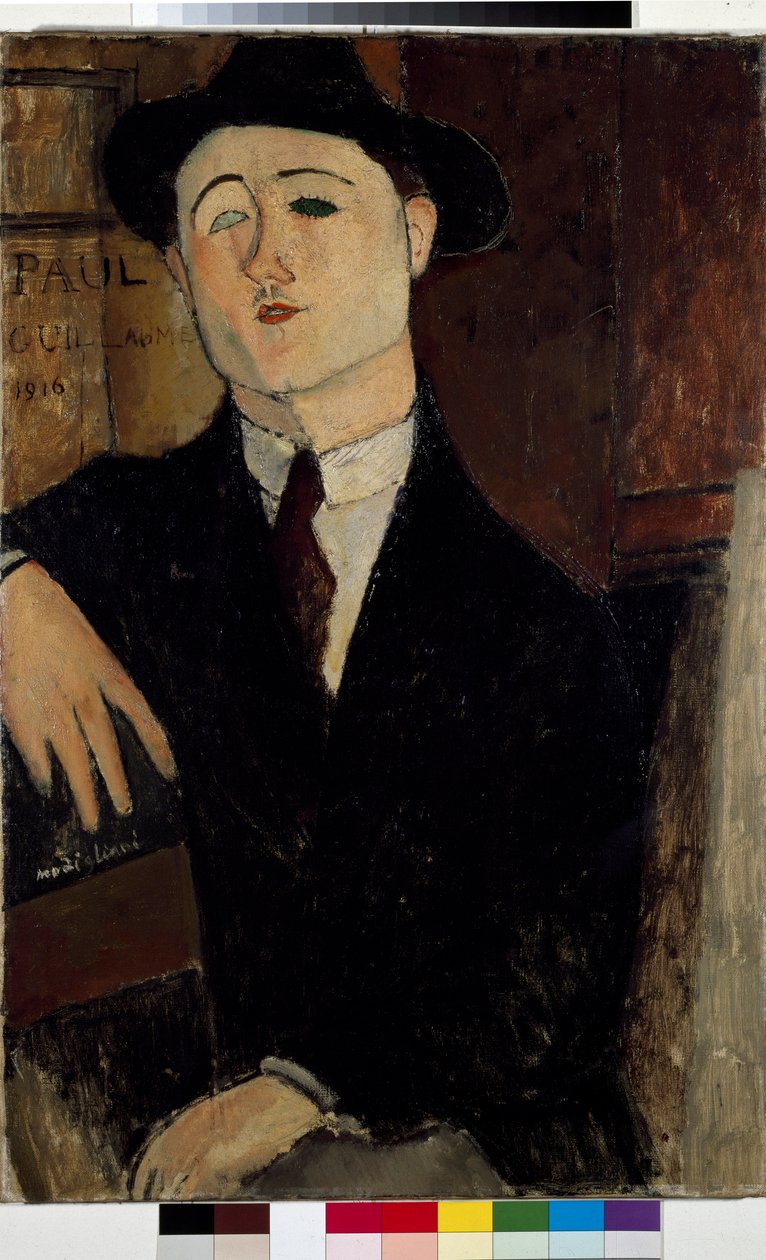 Portrét francouzského psychologa Paula Guillauma od Amedeo Modigliani