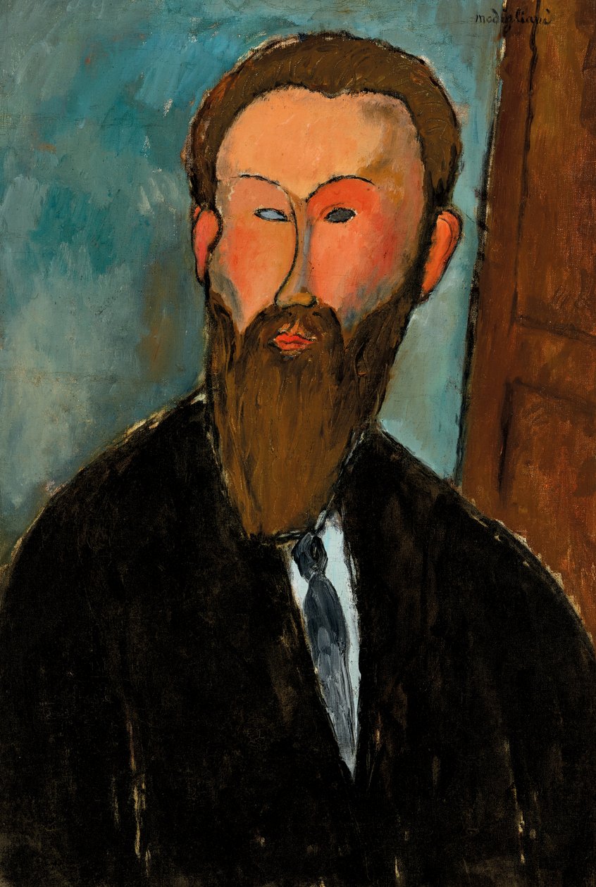 Portrét fotografa Dilewského, 1916 od Amedeo Modigliani