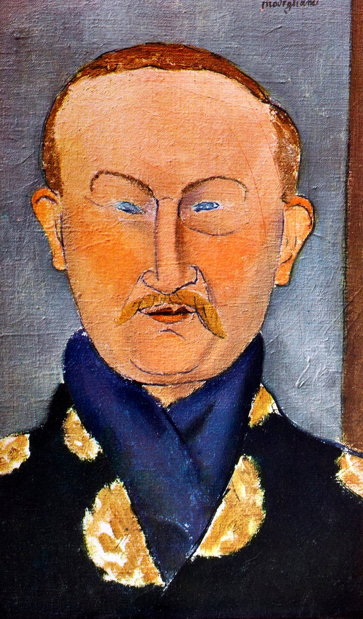 Portrét malíře Léona Baksta 1866-1924, 1917 od Amedeo Modigliani
