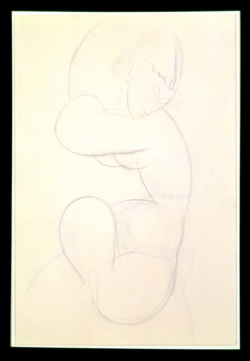 Sedící ženský akt od Amedeo Modigliani