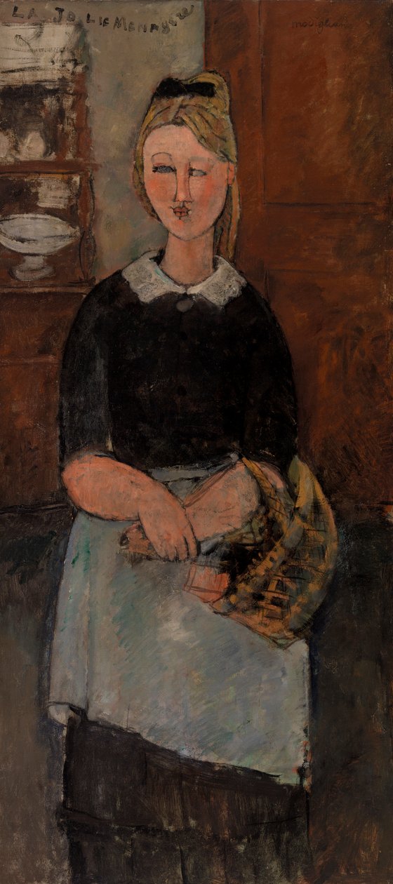 The Pretty Housewife (La Jolie ménagère) od Amedeo Modigliani
