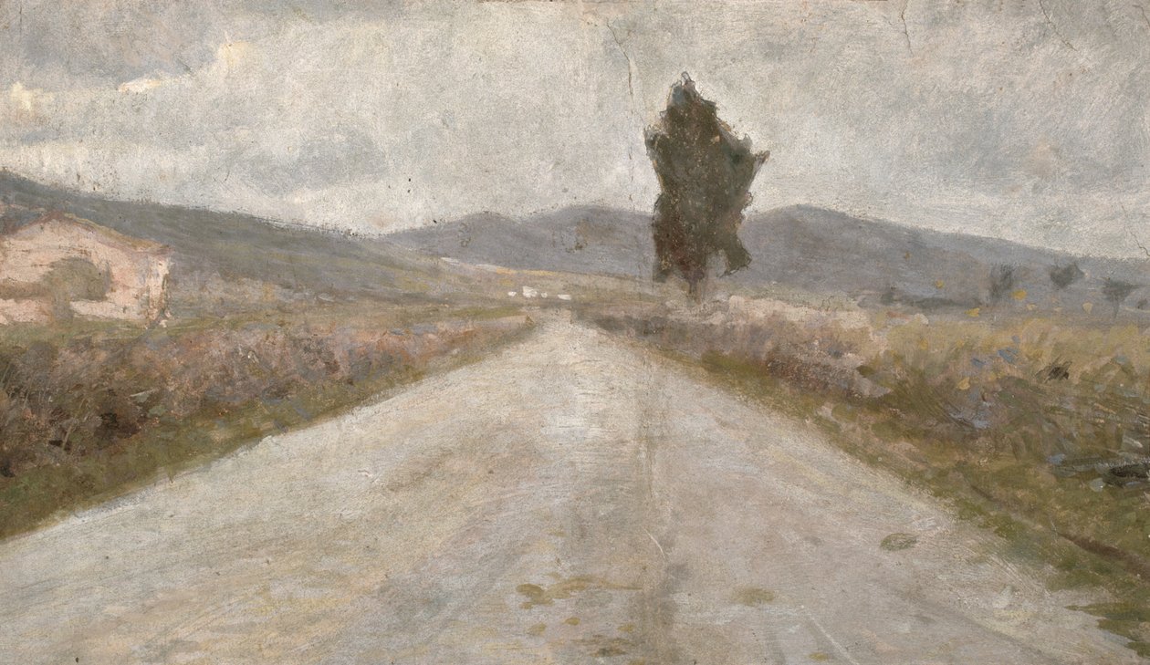 Toskánská cesta, kolem roku 1899 od Amedeo Modigliani
