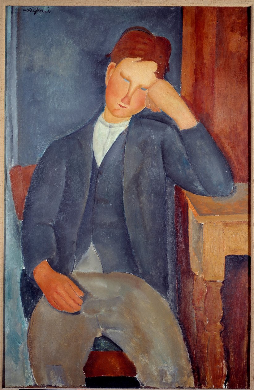 Obraz Mladý učeň od Amedea Modiglianiho od Amedeo Modigliani