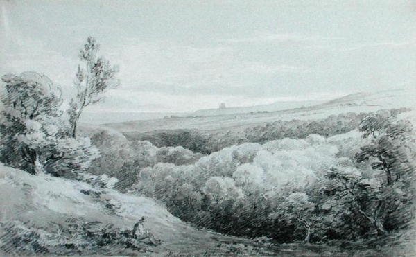 Whitby Abbey, z Mulgrave od Amelia Long