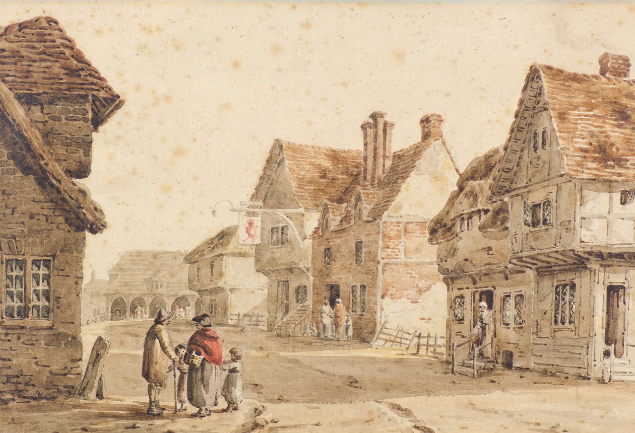 Wingham, cca 1803 (akvarel) od Amelia Long