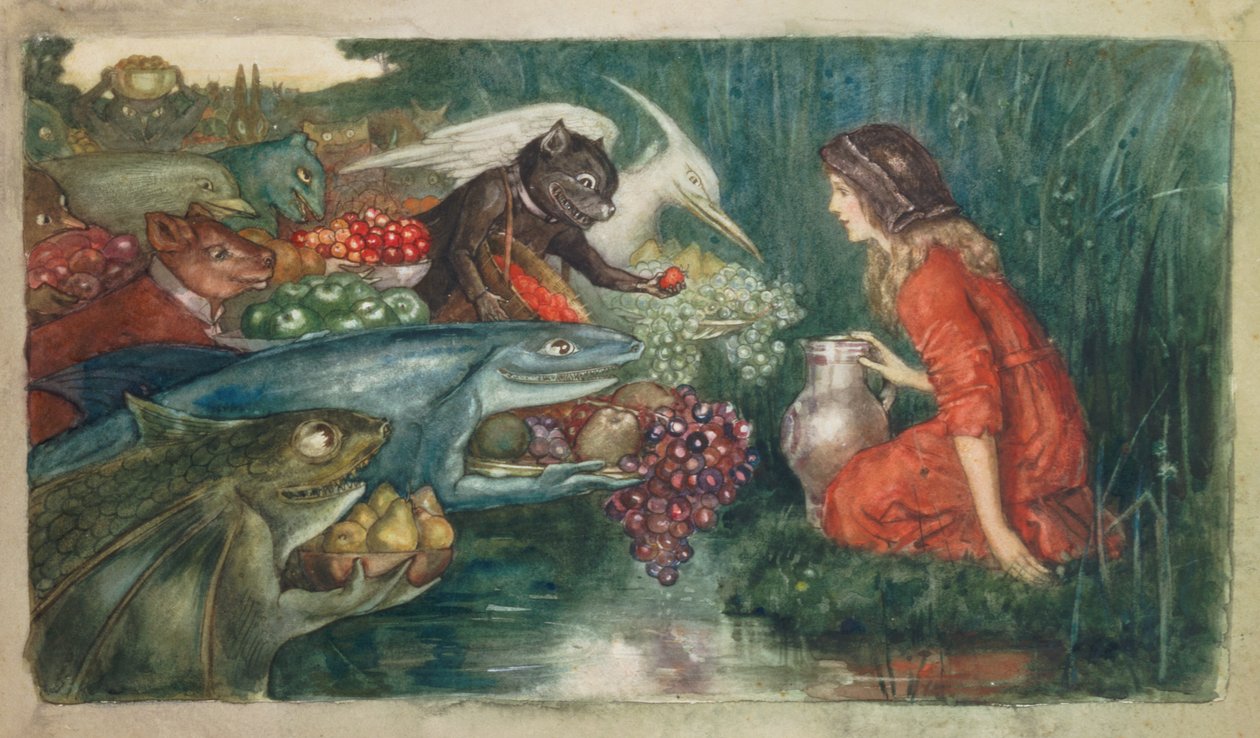 Goblin Harvest, kolem roku 1910 od Amelia M. Bowerley or Bauerle