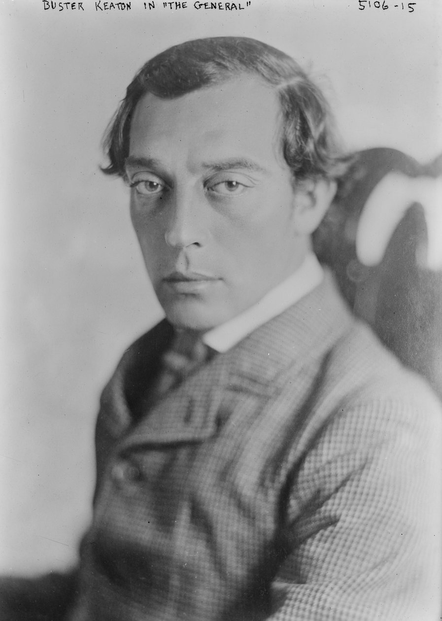 Buster Keaton ve filmu „Generál“. kolem roku 1926 od American Photographer