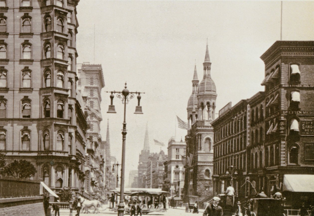 Roh 5. Ave. a 42. ulice, New York City, 1898 od American Photographer