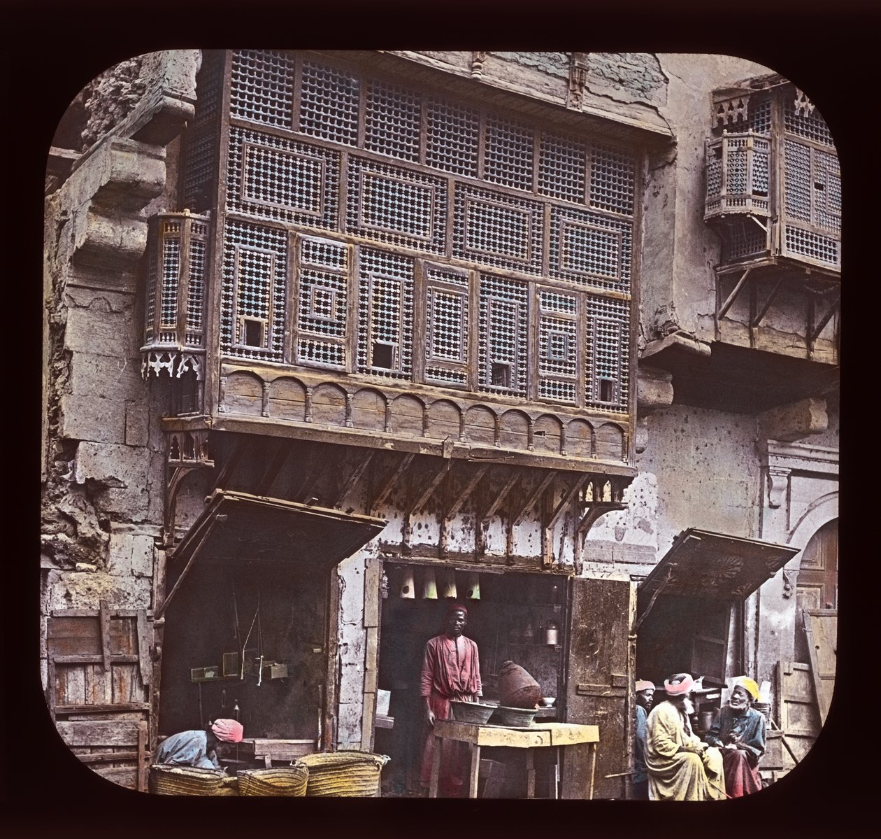 Egypt - arabské okno a domorodý bazar, Káhira (skluzavka s lucernou) od American Photographer