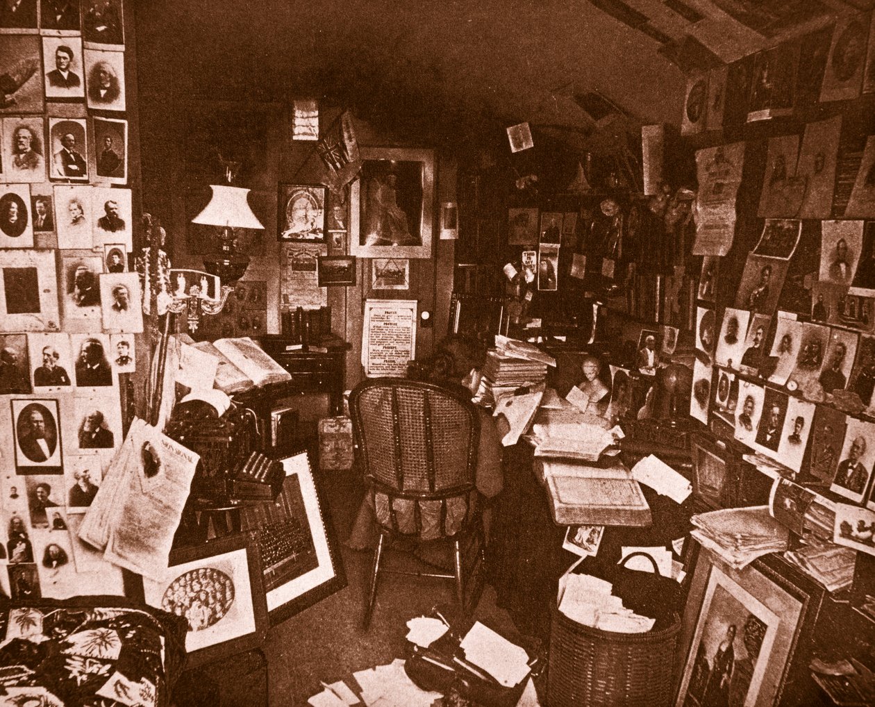 Frances E. Willards Rest Cottage, 1889 (sépiová fotografie) od American Photographer