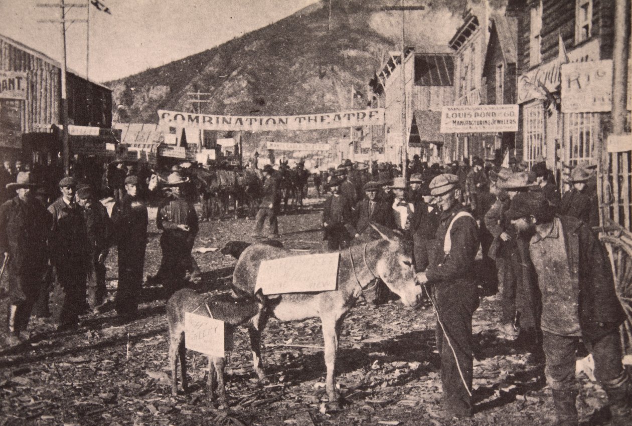 Front Street, Dawson, kolem roku 1898 od American Photographer
