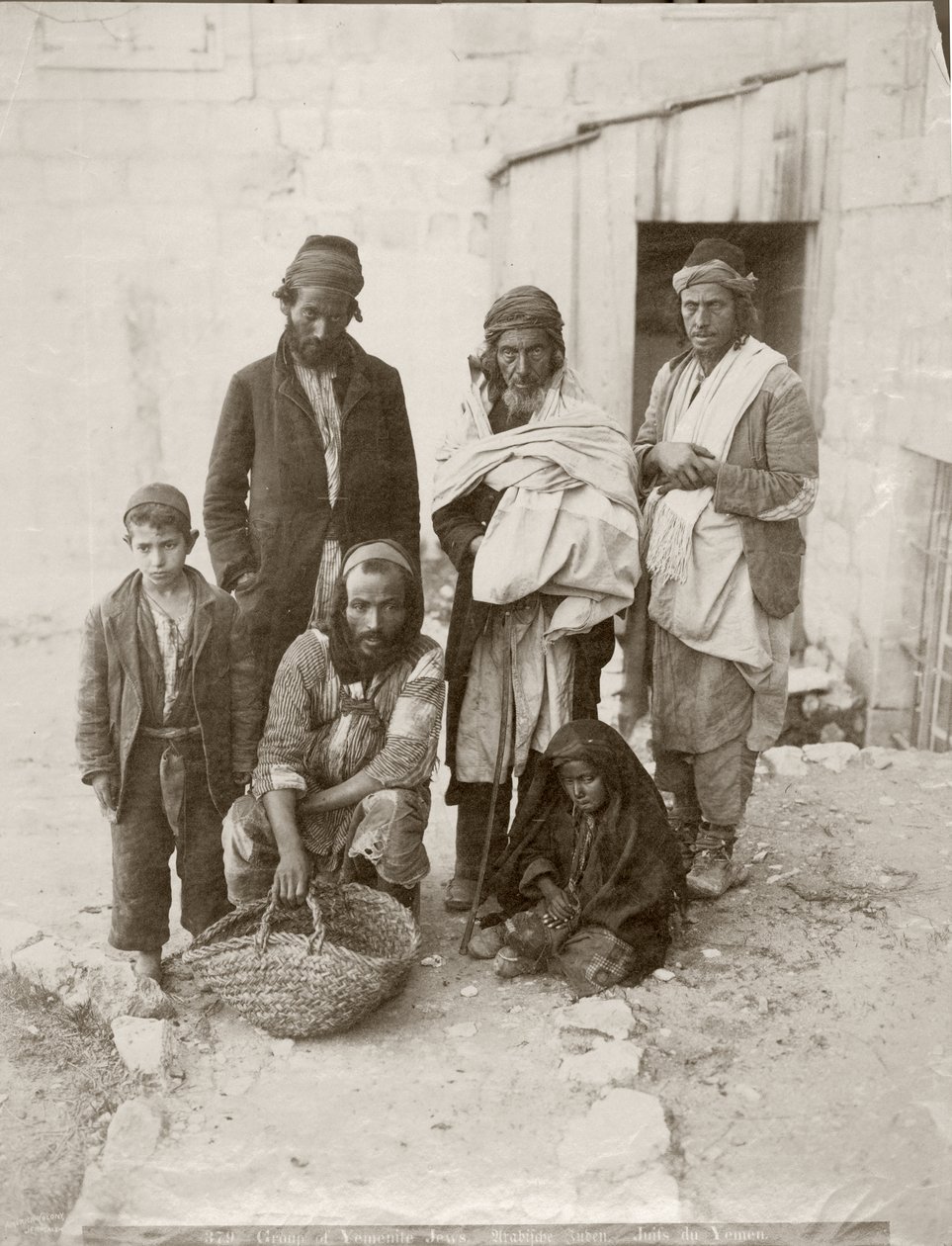Skupina jemenských Židů, c.1898-1911 od American Photographer