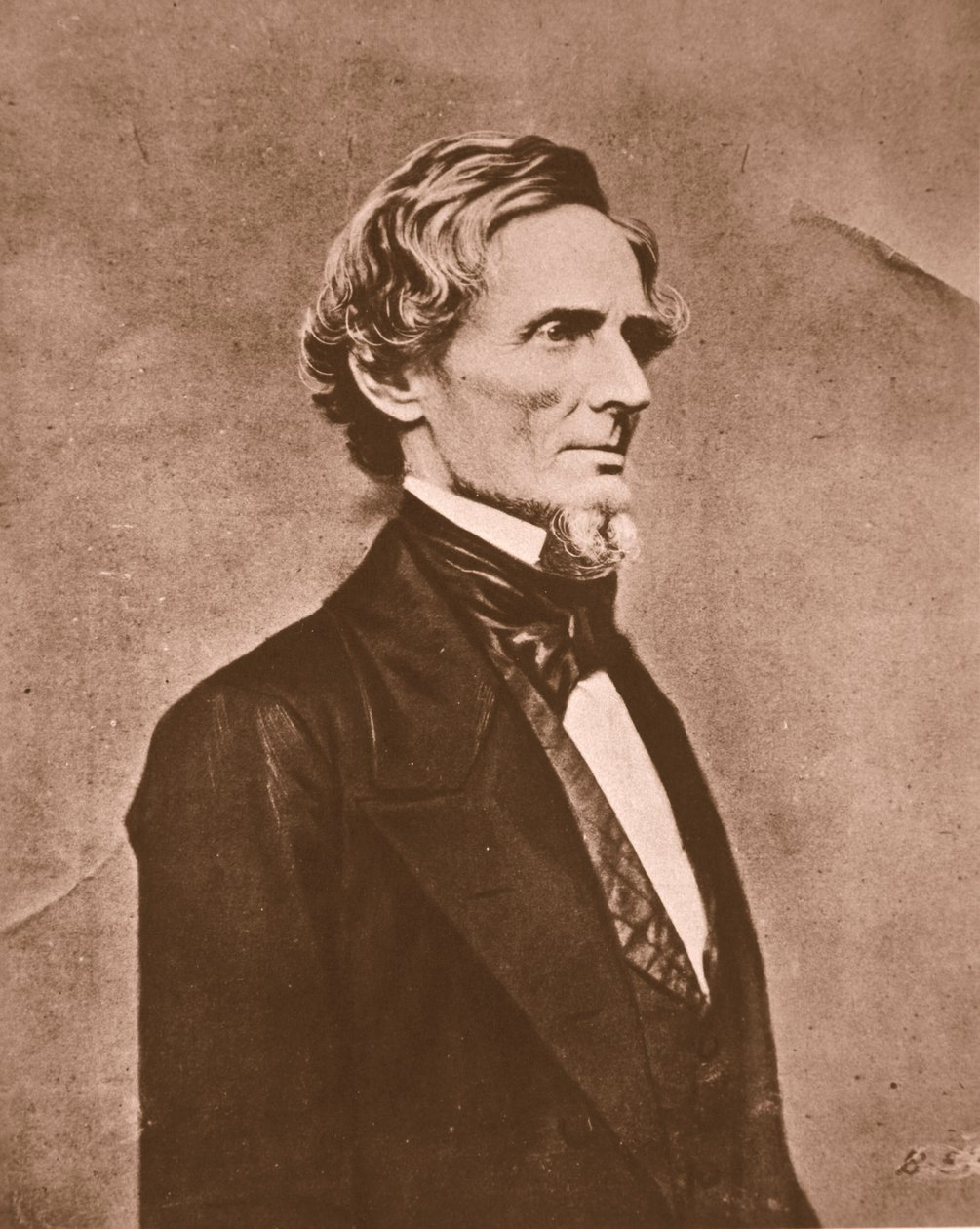 Jefferson Davis (sépiová fotografie) od American Photographer