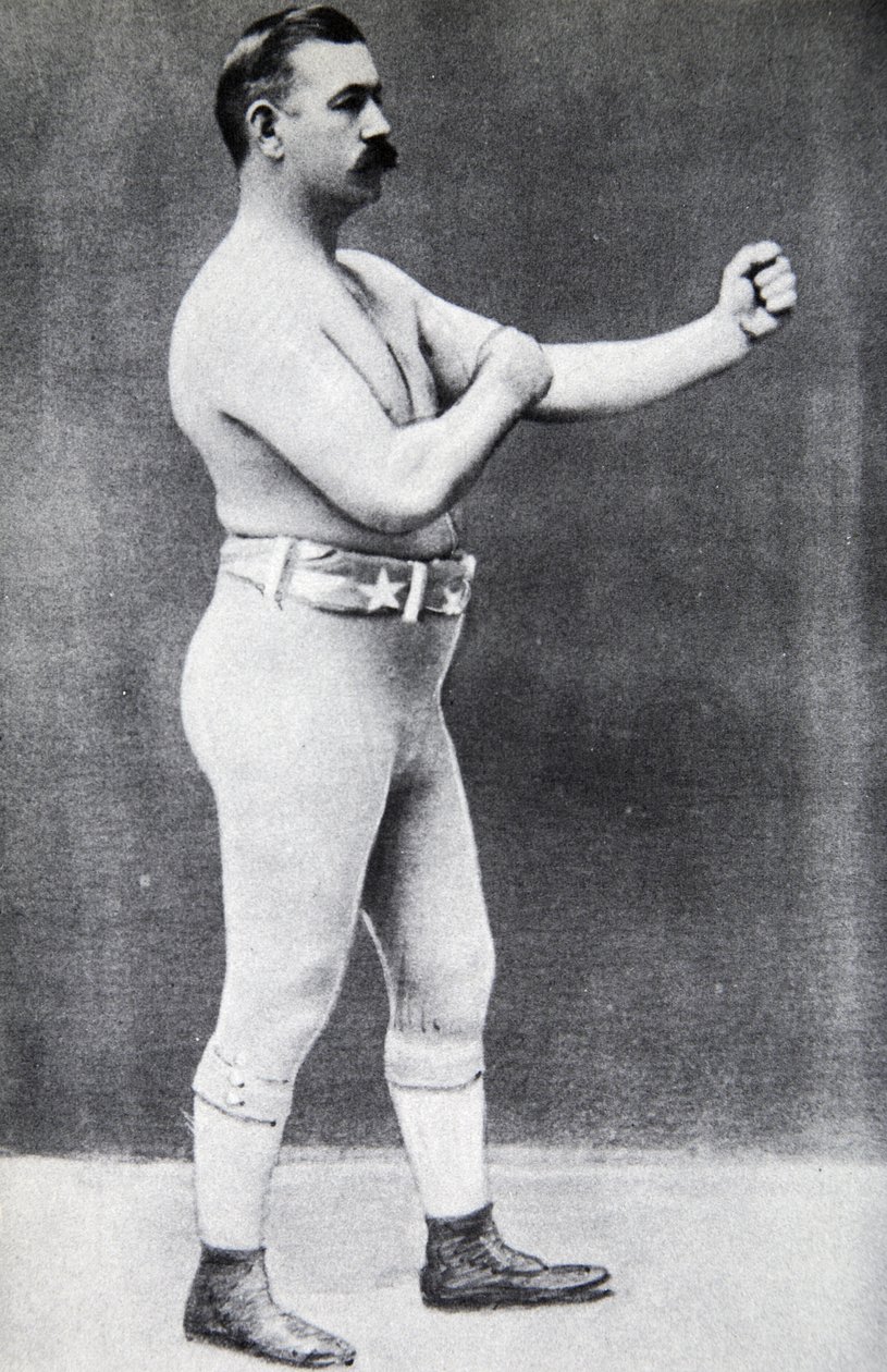 John L. Sullivan (sépiová fotografie) od American Photographer