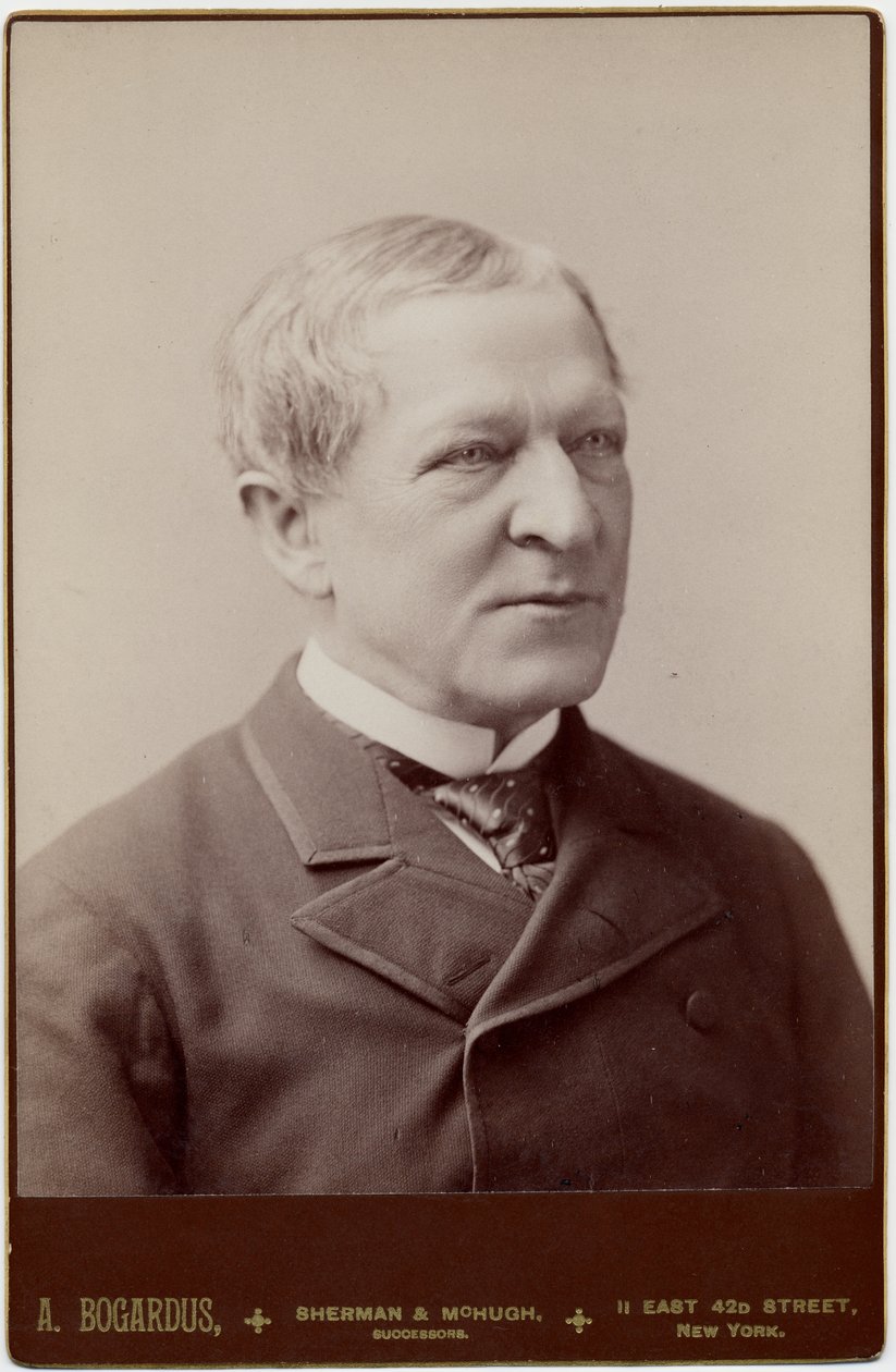 Levi Parsons Morton (1824-1920), 22. viceprezident USA; foto A Bogardus, New York (foto alba) od American Photographer