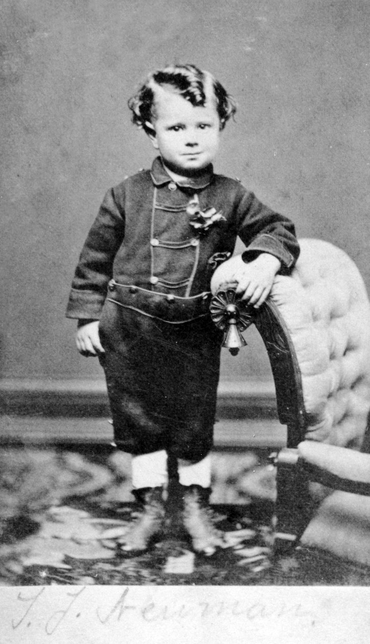 Portrét mladého chlapce, kolem roku 1860 od American Photographer