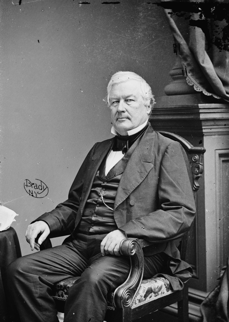 Prezident Millard Fillmore, 1855-65 od American Photographer