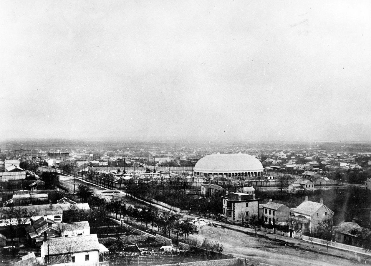 Salt Lake City a Tabernacle, c.1870 od American Photographer