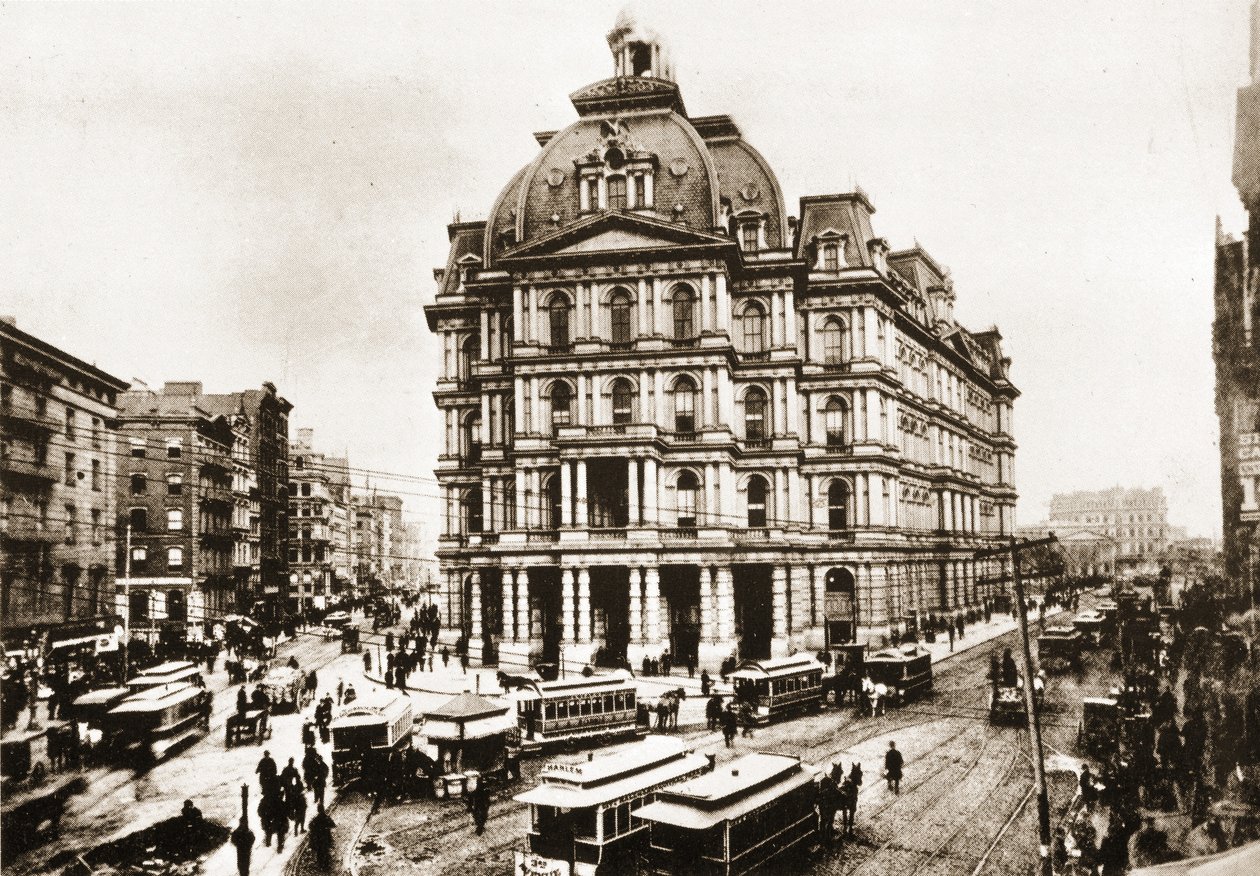 The Old Post Office, New York City, 1887 od American Photographer