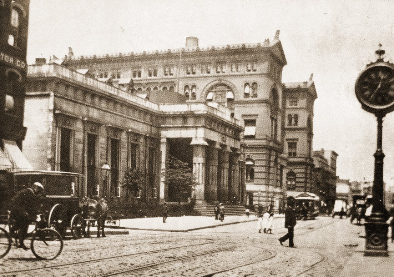 Vězení Old Tombs a budova Criminal Courts, Center Street, New York City, 1895 od American Photographer