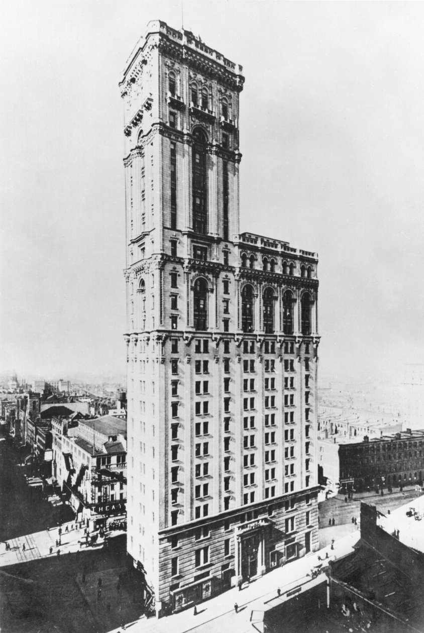 The Times Building, New York, kolem roku 1900 od American Photographer