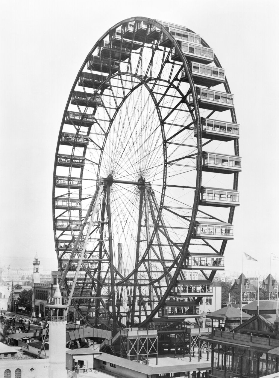 Ruské kolo na světové kolumbijské výstavě v roce 1893 v Chicagu od American Photographer