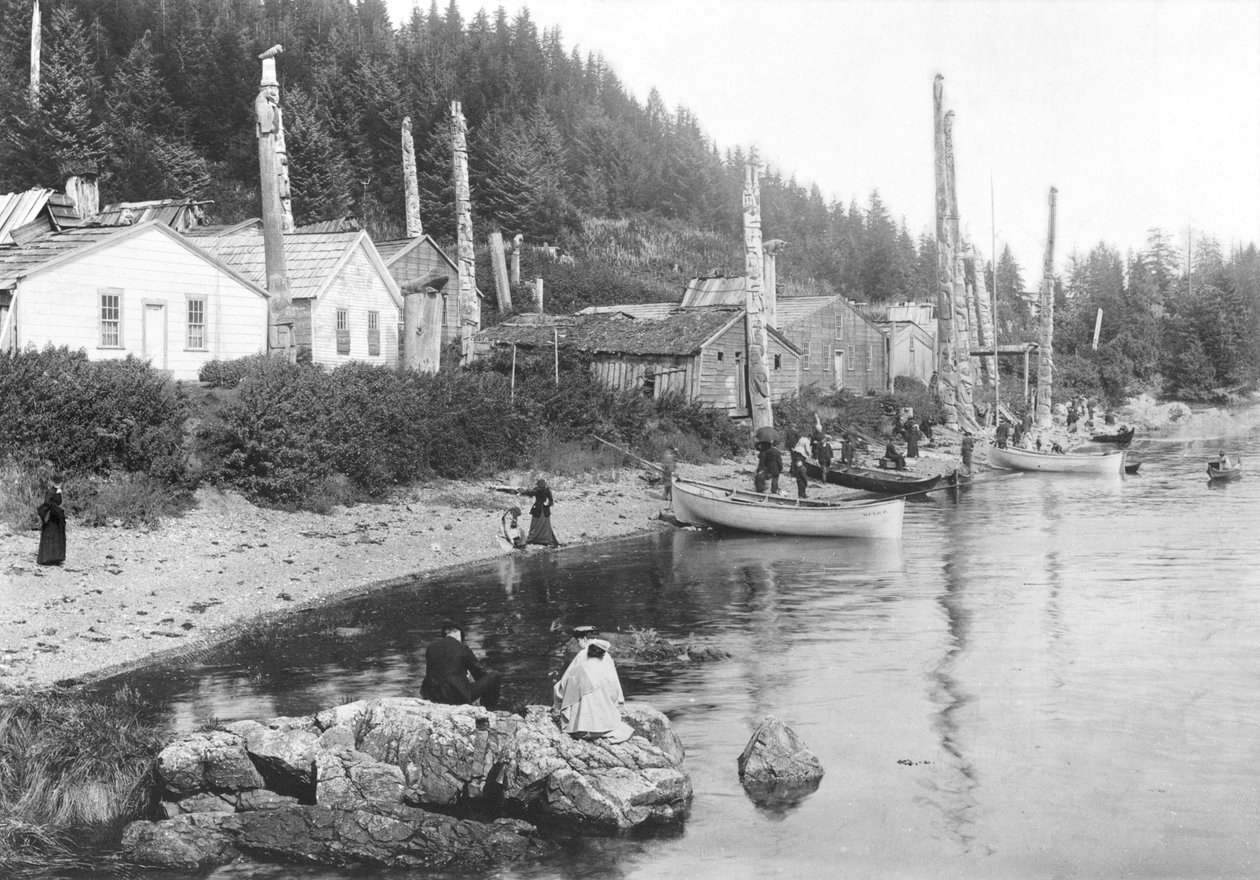 Vesnice na Aljašce, kolem roku 1900 od American Photographer