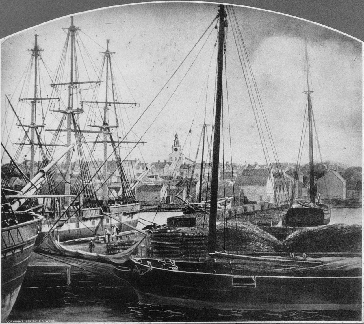 Velrybářský přístav, New Bedford od American Photographer