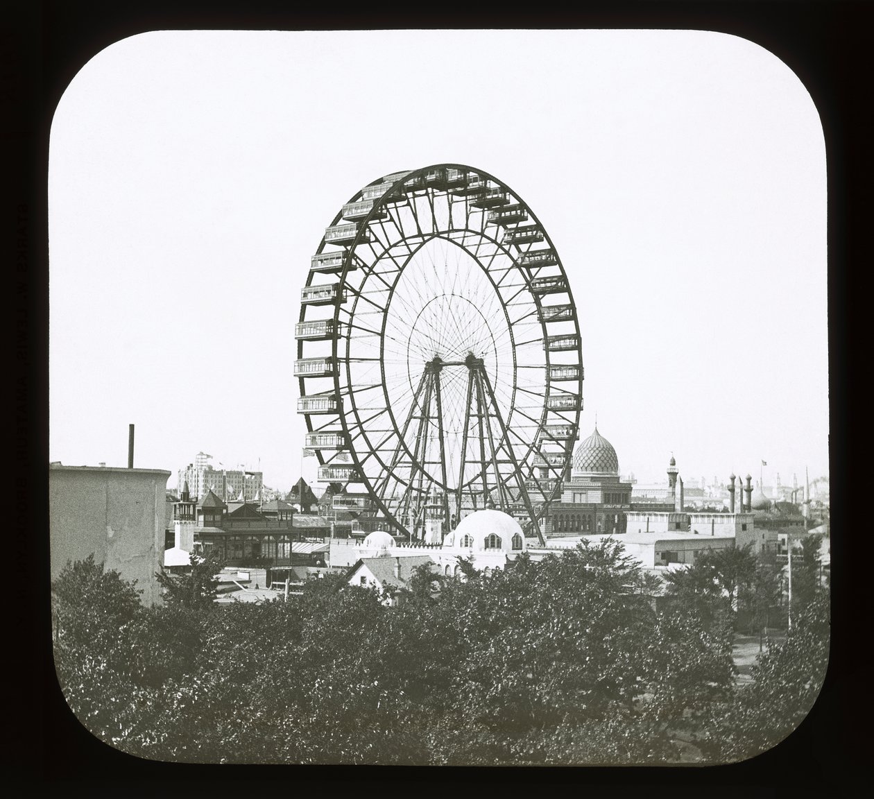 Světová kolumbijská expozice: Ruské kolo, Chicago, 1893 (skluzavka s lucernou) od American Photographer