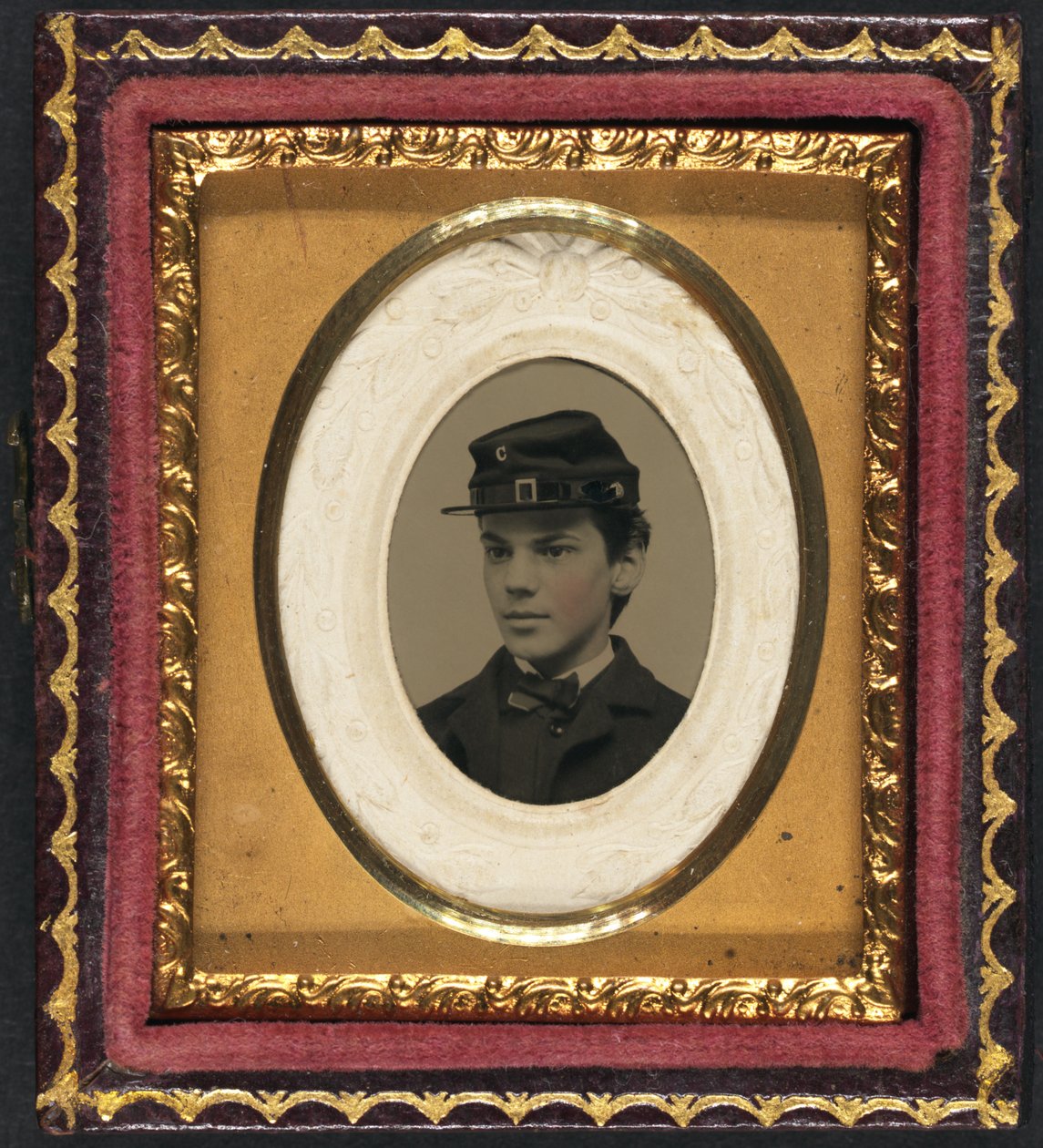 Mladý voják Unie v kepi, kolem roku 1862 od American Photographer