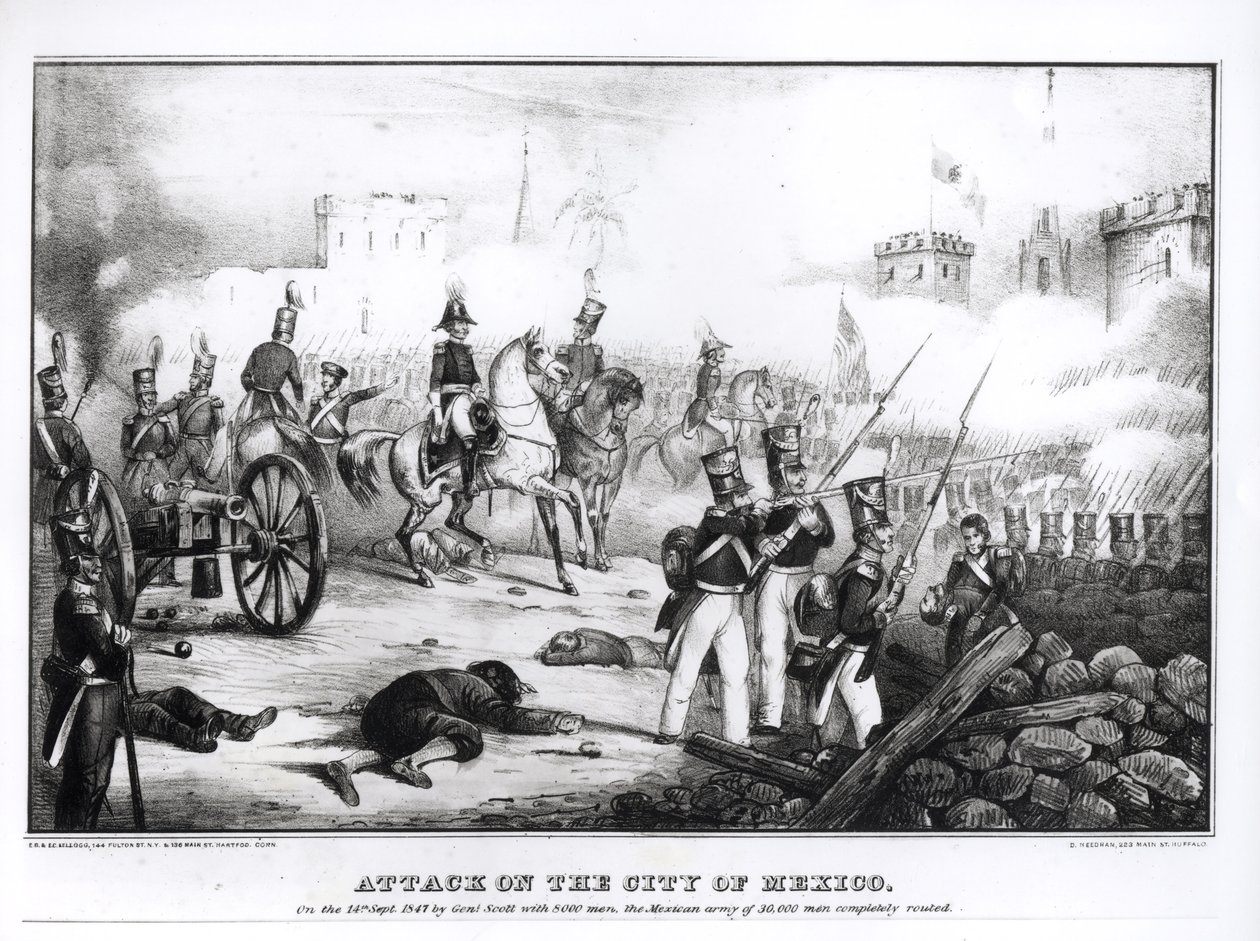 Útok na město Mexiko, 14. září 1847 od American School