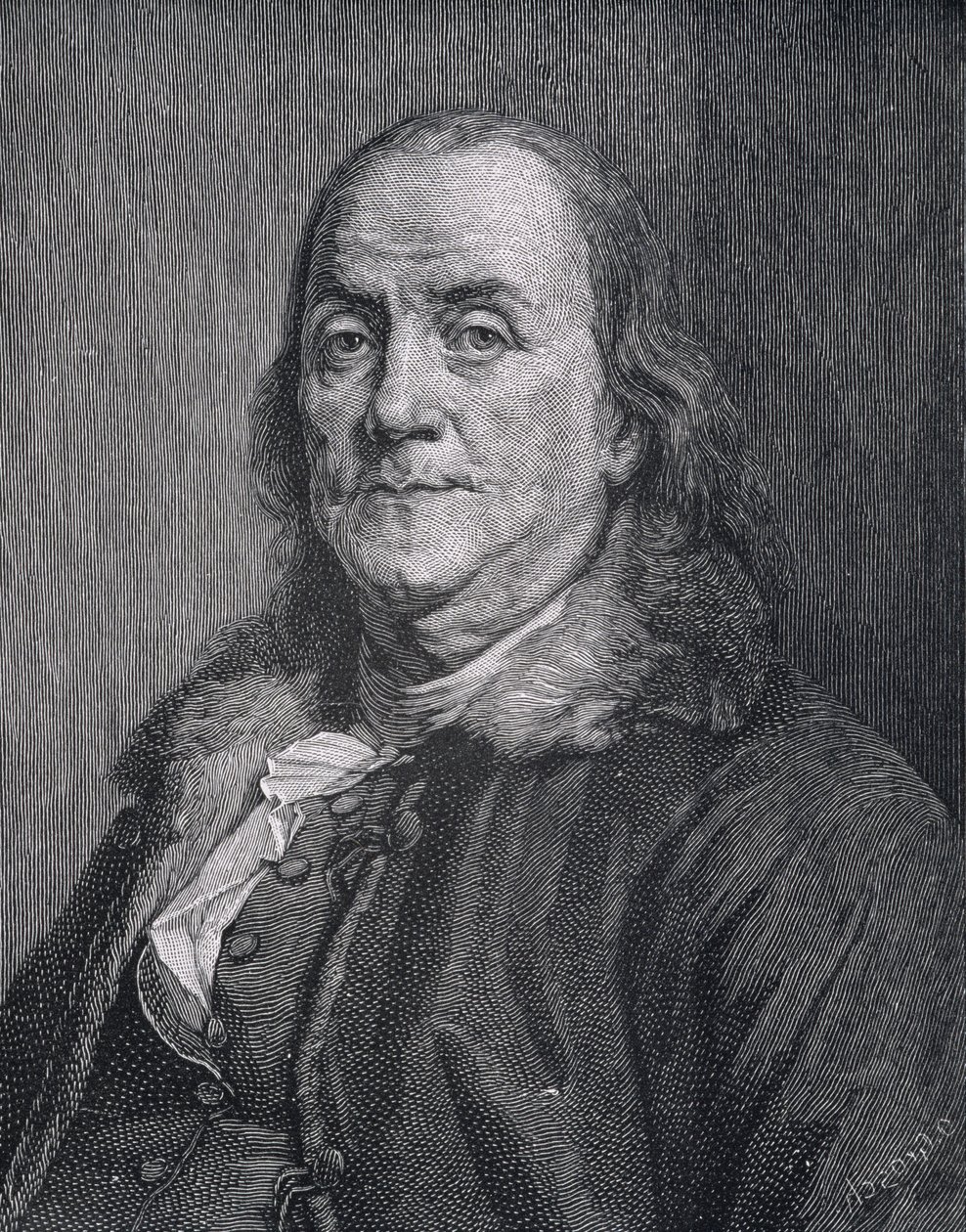 Benjamin Franklin od American School