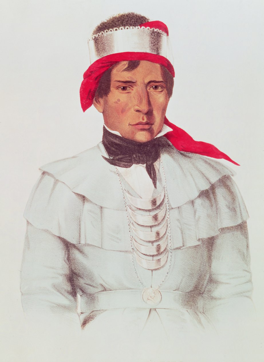 Chittee Yoholo, náčelník Seminole od American School