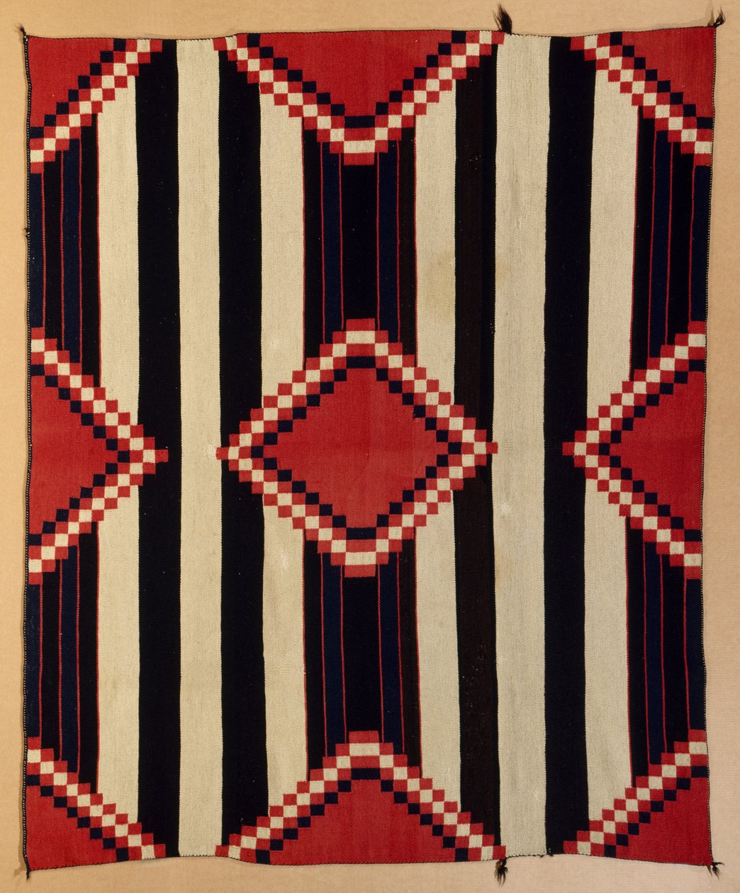 Navajo Phase III hlavní deka, 1880-90 (vlna) od American School