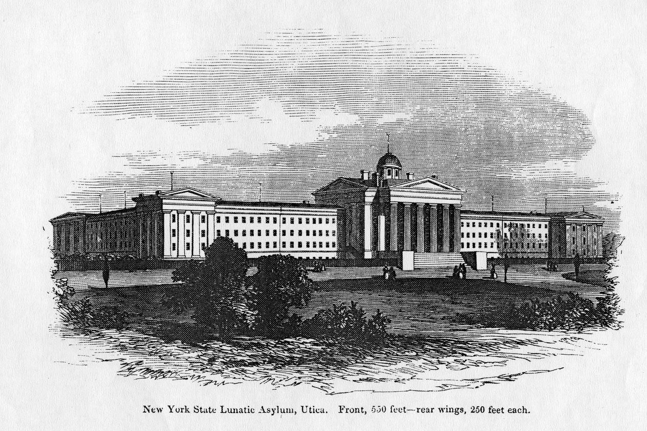 New York State Lunatic Asylum at Utica od American School