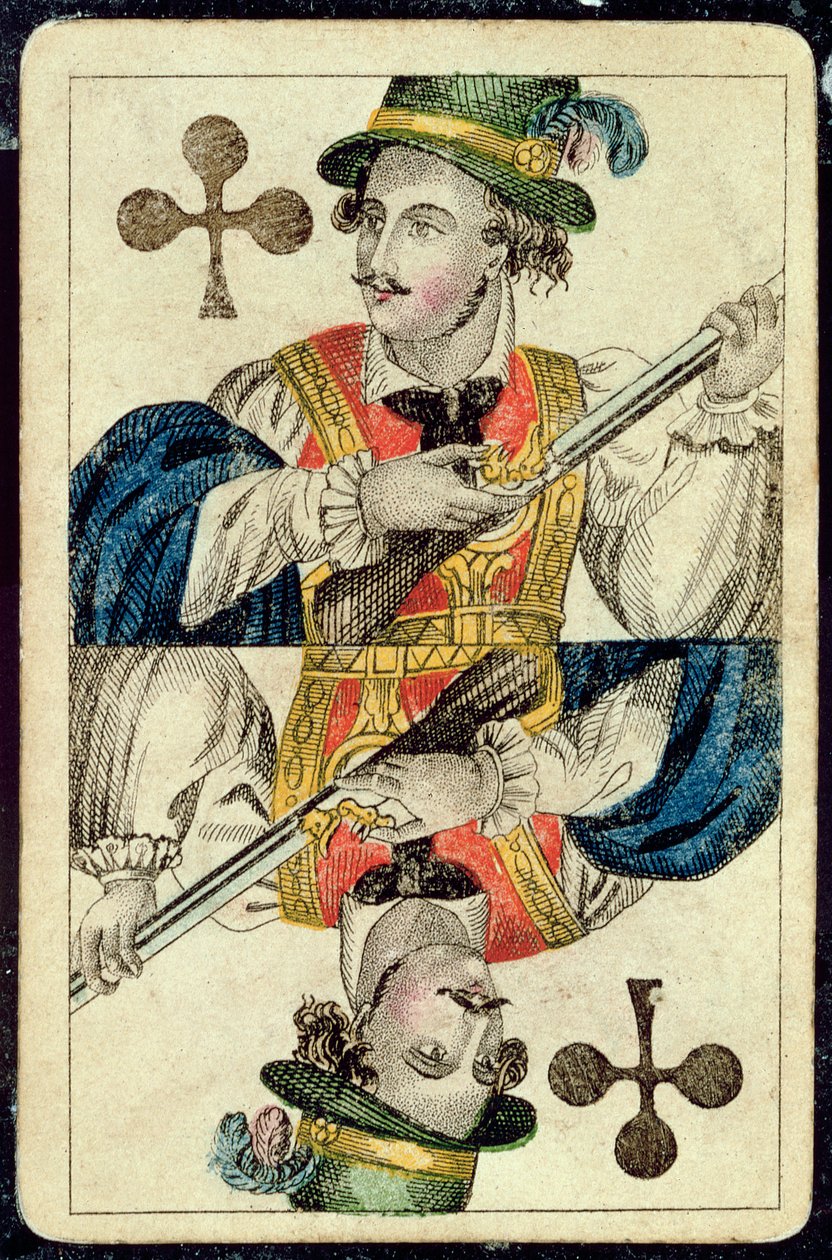 Hrací karta: Jack of Clubs od American School