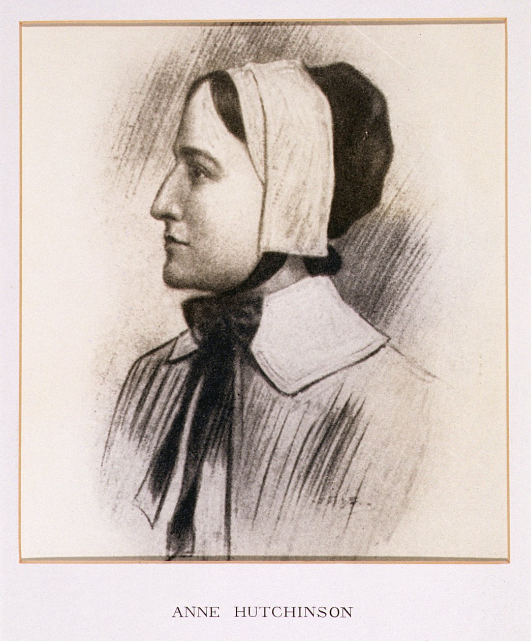 Portrét Anne Hutchinsonové (1591-1643) od American School