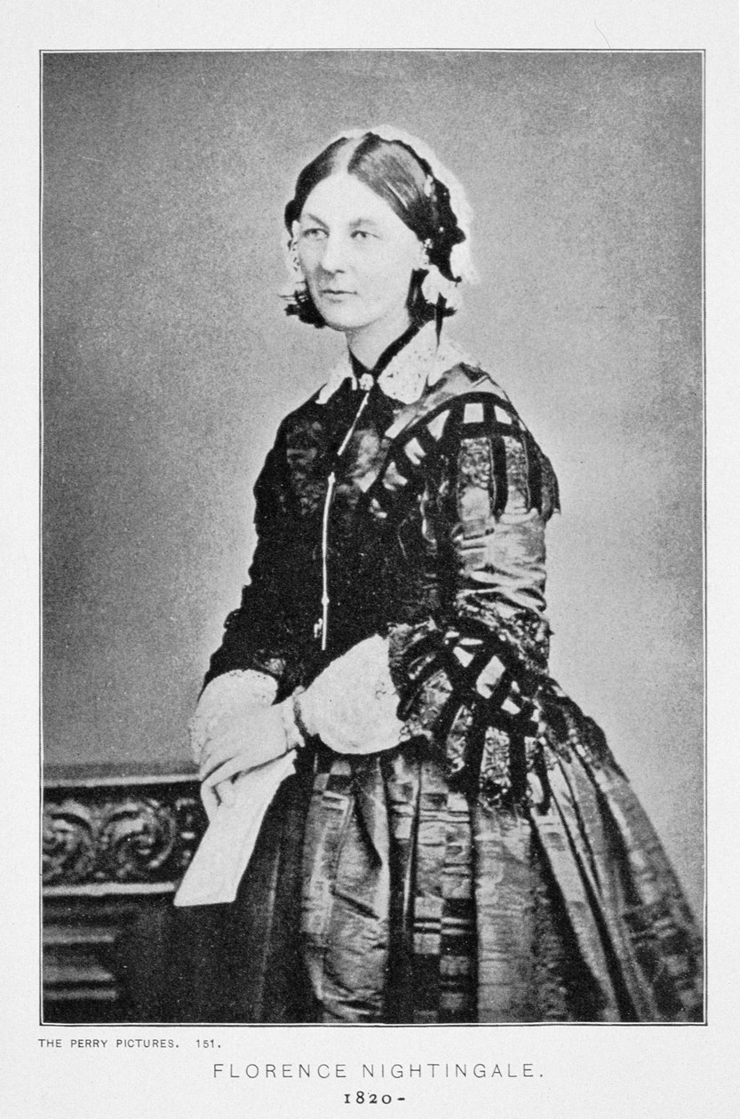 Portrét Florence Nightingalové (1820-1910) kolem roku 1860 od American School