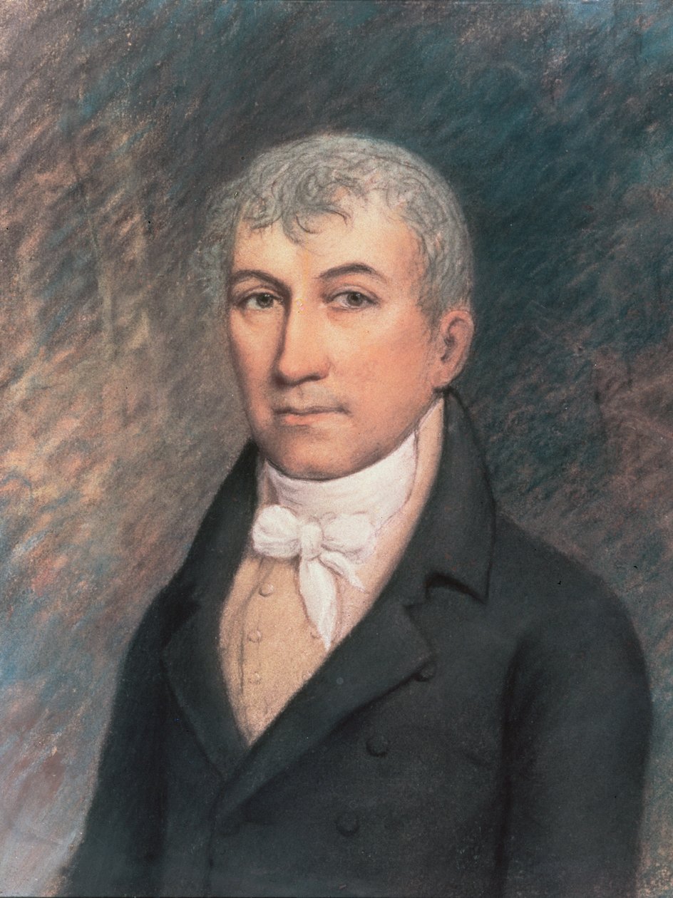 Portrét Jamese Monroea (1758-1831) (pastel na papíře) od American School