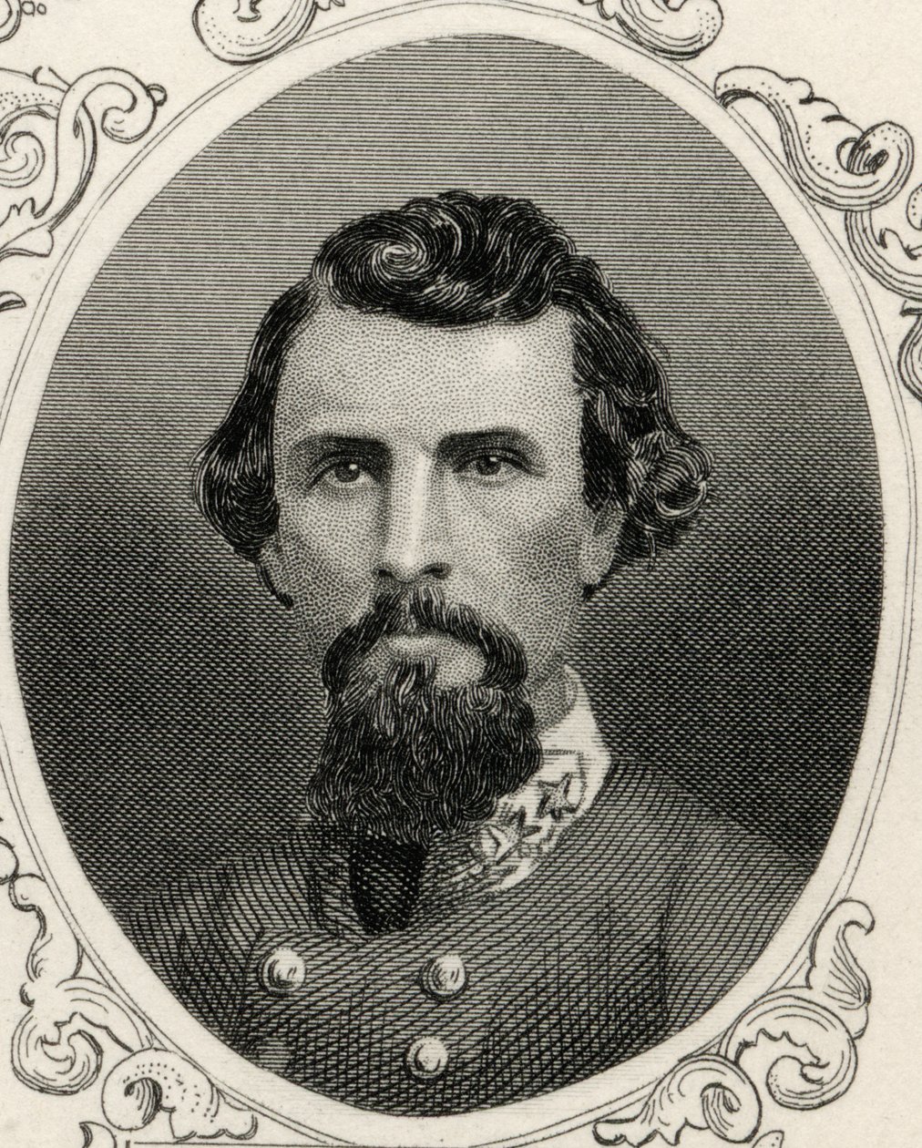 Portrét Nathana Bedforda Forresta (1821-77) od American School